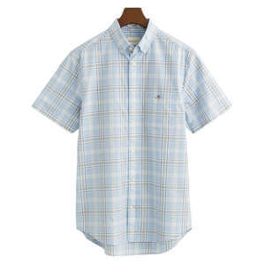 GANT Checked Poplin Short Sleeve Shirt